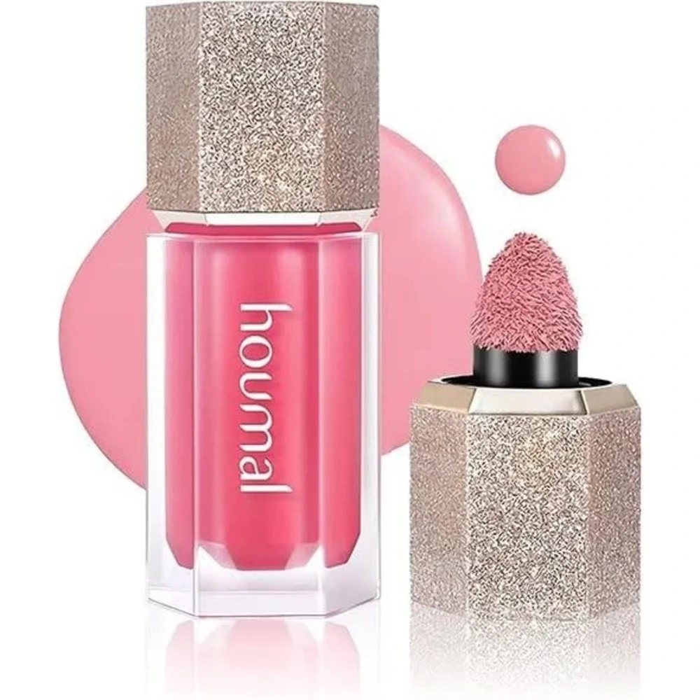 Houmal Multi-Purpose Liquid Blush Tint Pink Face Eye Lip Makeup Waterproof
